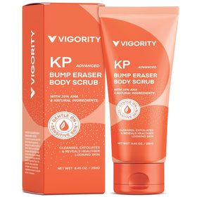 Vigority KP Bump Eraser front label showing product name and benefits
