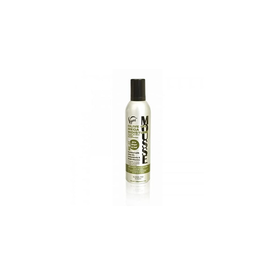 Vigorol front packaging 12 oz mousse showing label and benefits