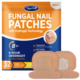 VigorWell front packaging showing 32 patches and benefits