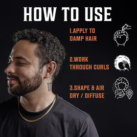 Viking Revolution product in hand demonstrating easy application and controlled curl shaping