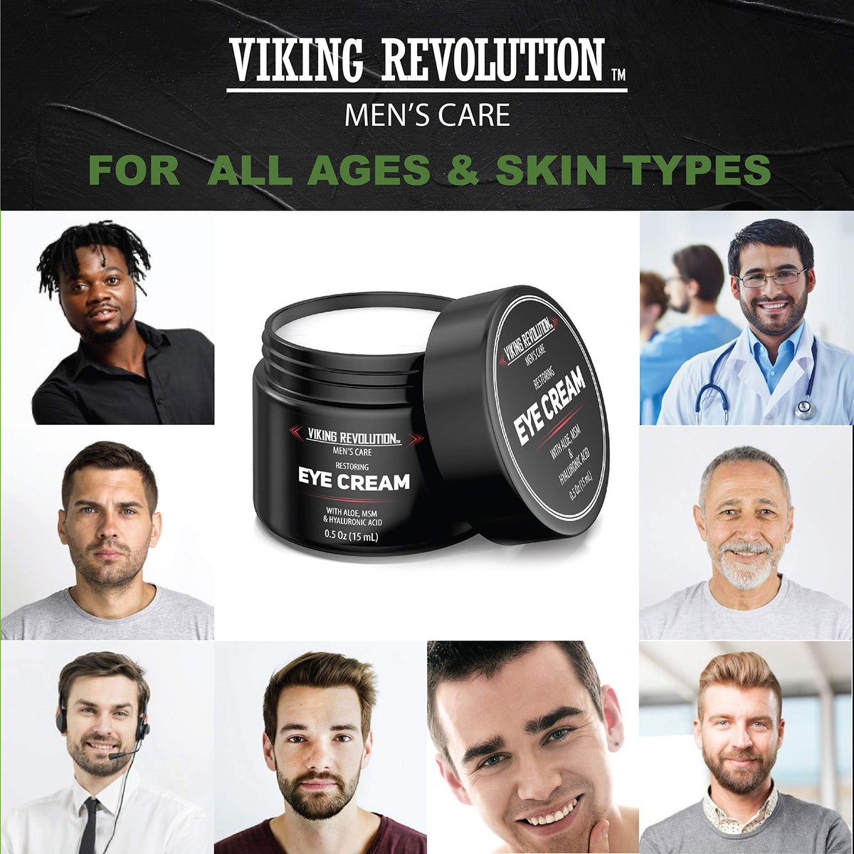 Viking Revolution close-up texture illustrating lightweight, fast-absorbing cream