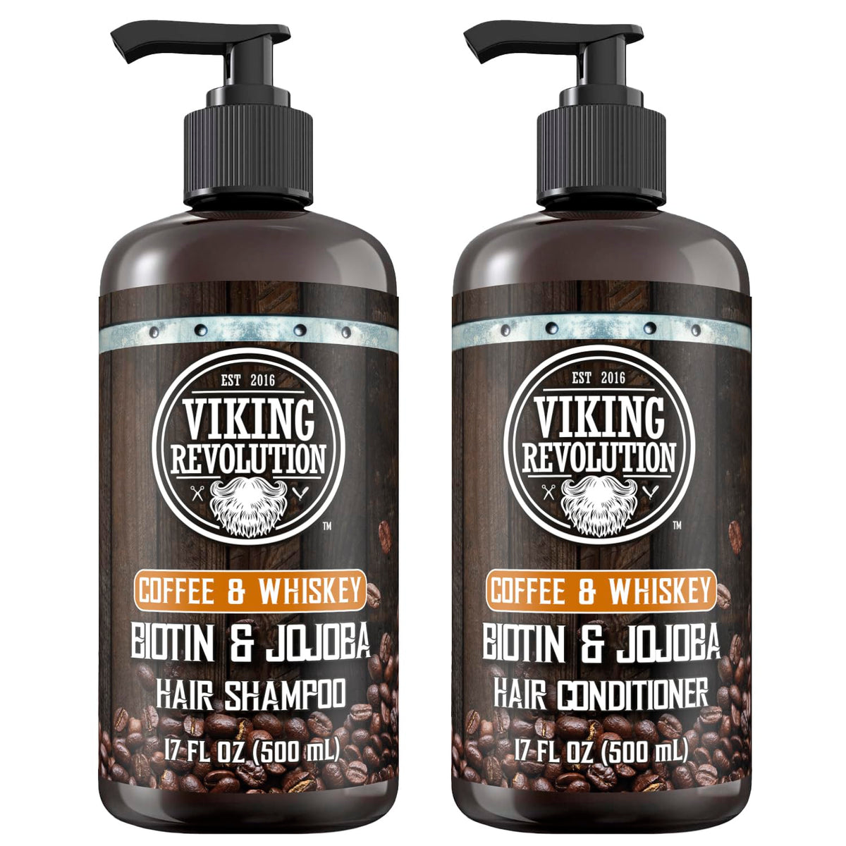 Viking Revolution front packaging of coffee and whiskey set shows bold scent