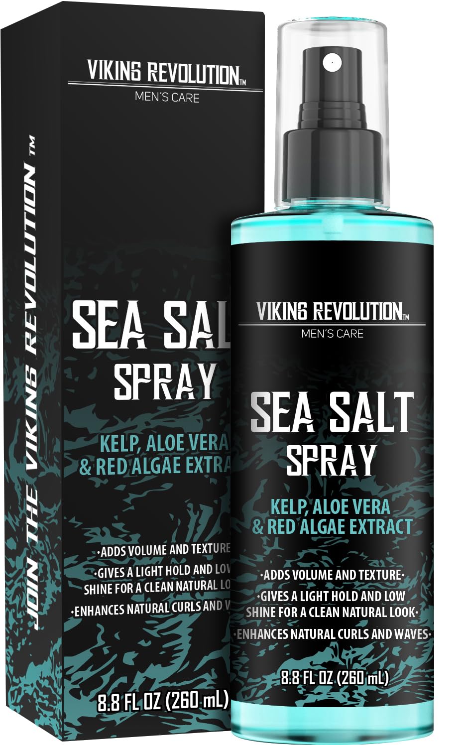 Viking Revolution front bottle view showing label and size for product identification