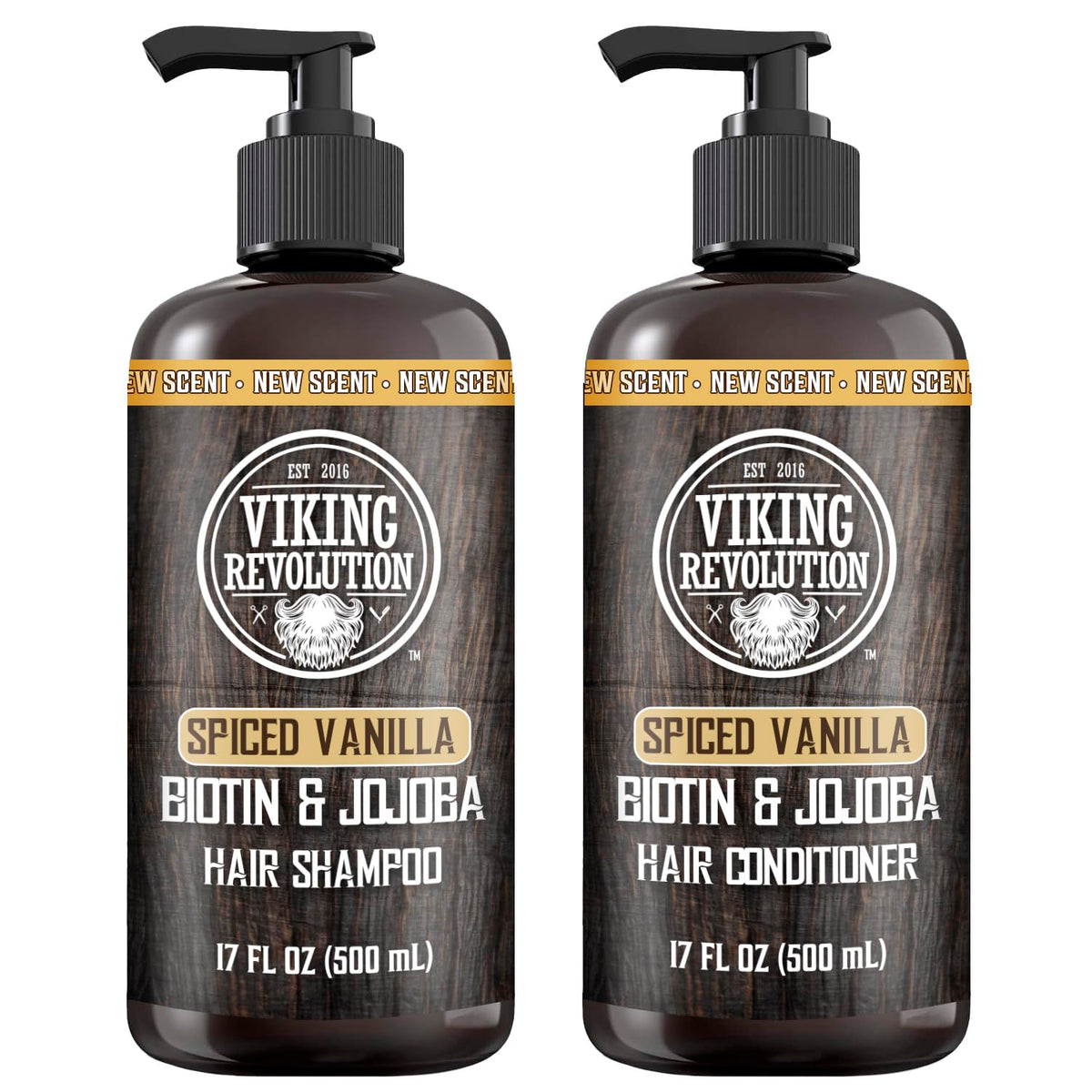 viking revolution front packaging showing spiced vanilla scent and benefits