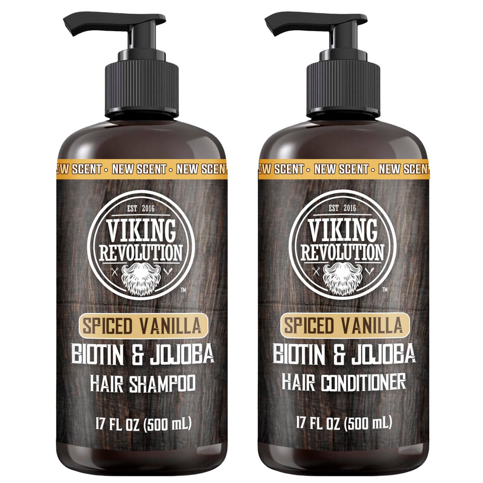 viking revolution front packaging showing spiced vanilla scent and benefits