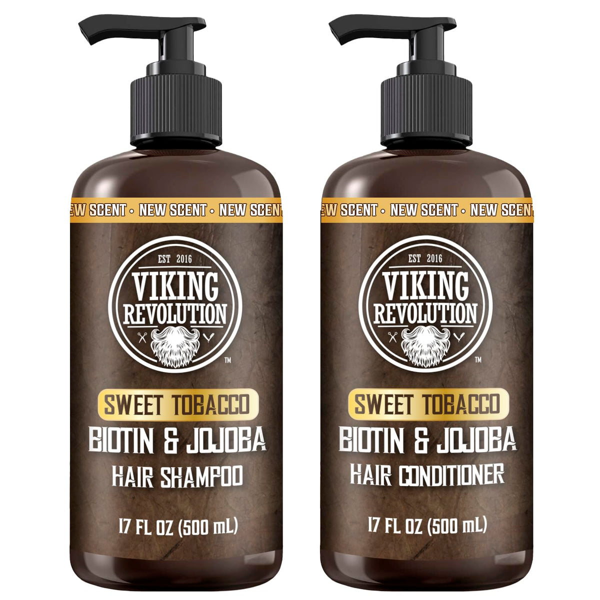 Viking Revolution front packaging showing bottles and scent benefit
