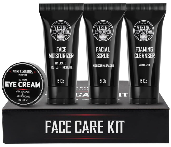 Viking Revolution front packaging showing all four grooming items and brand clarity