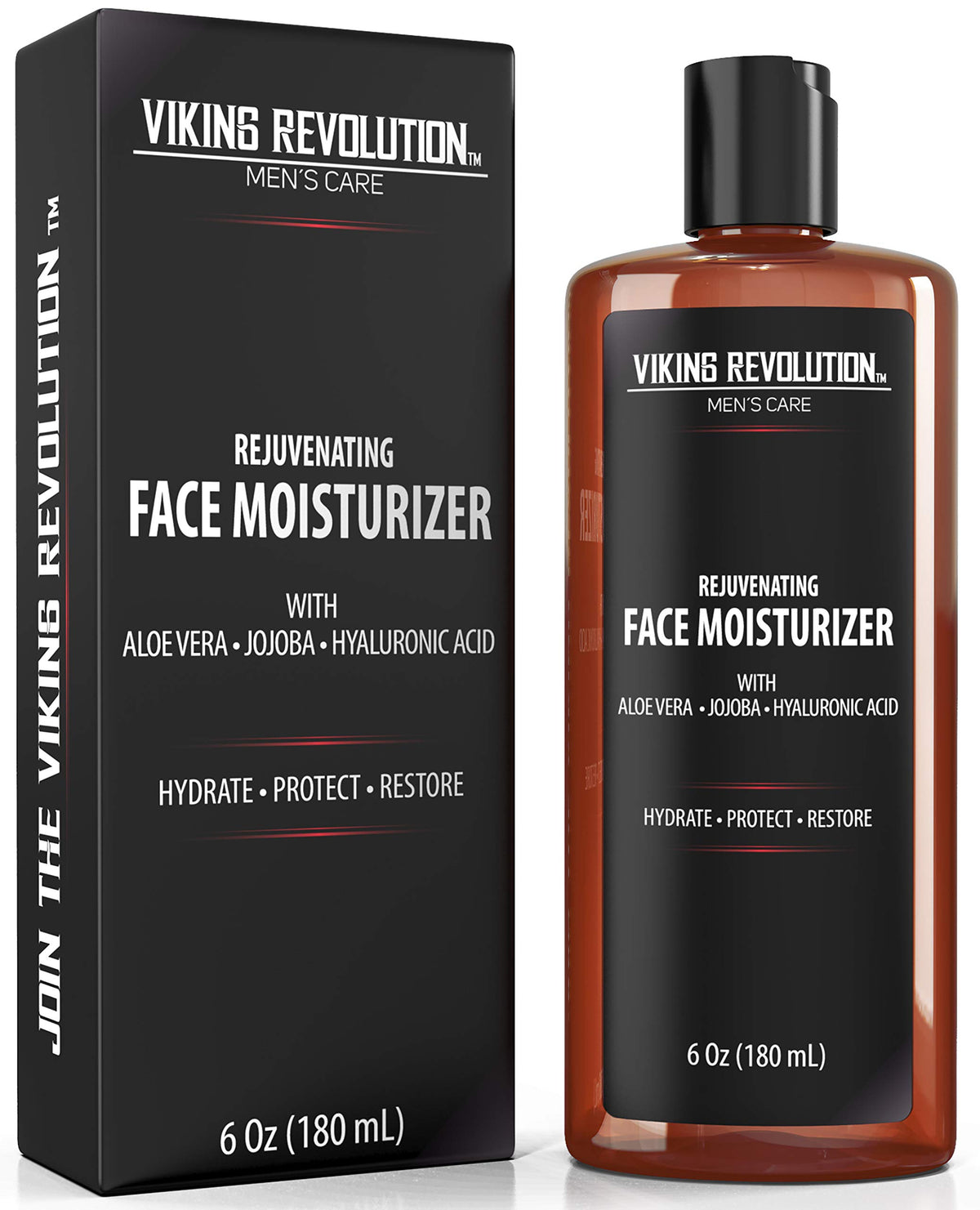 Viking Revolution front packaging showing brand and benefits for quick product ID