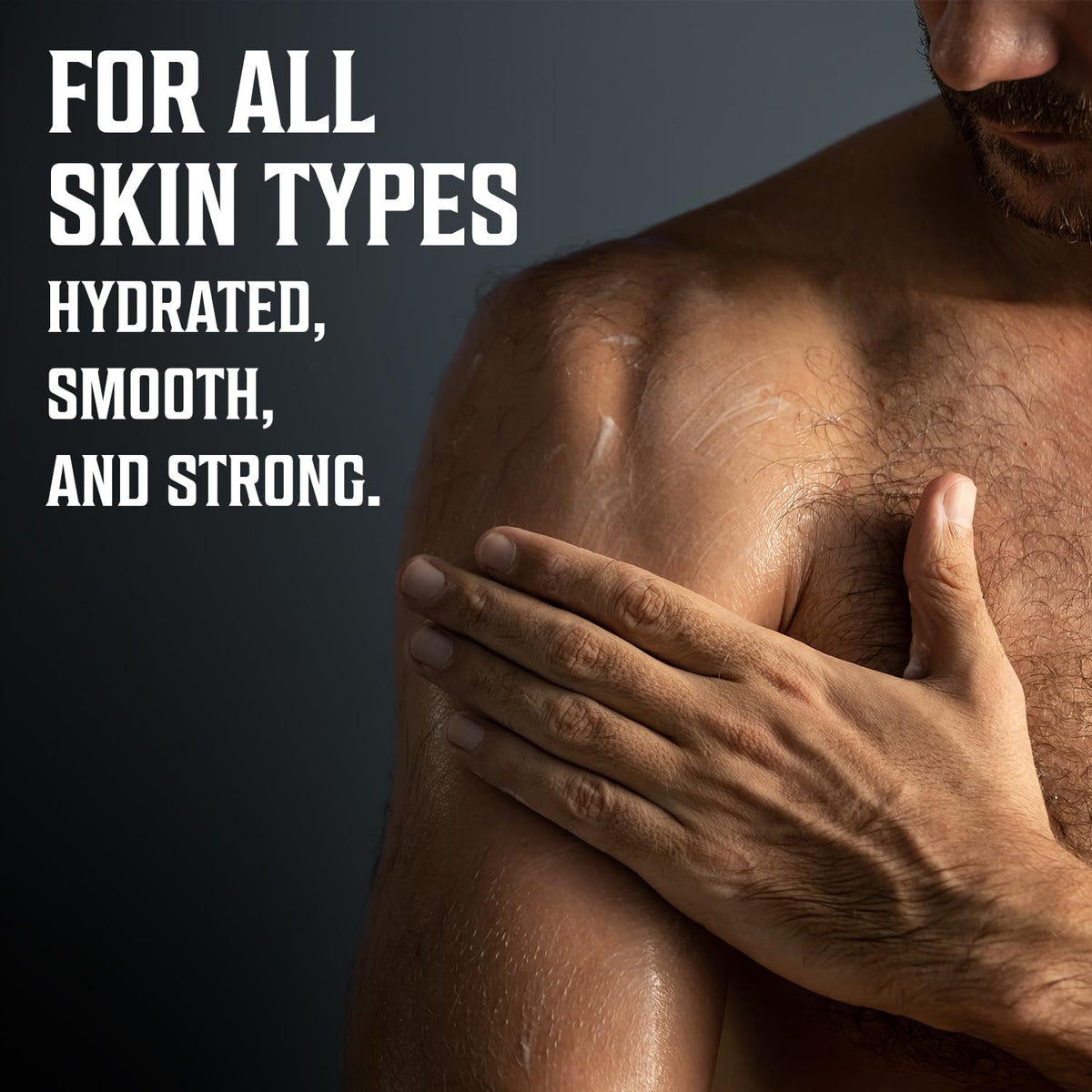 Viking Revolution applied to hand illustrating immediate hydration and smooth finish