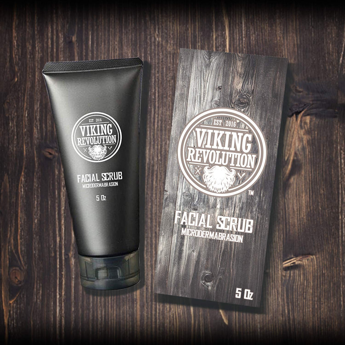 Viking Revolution applied to damp face showing deep-cleaning action