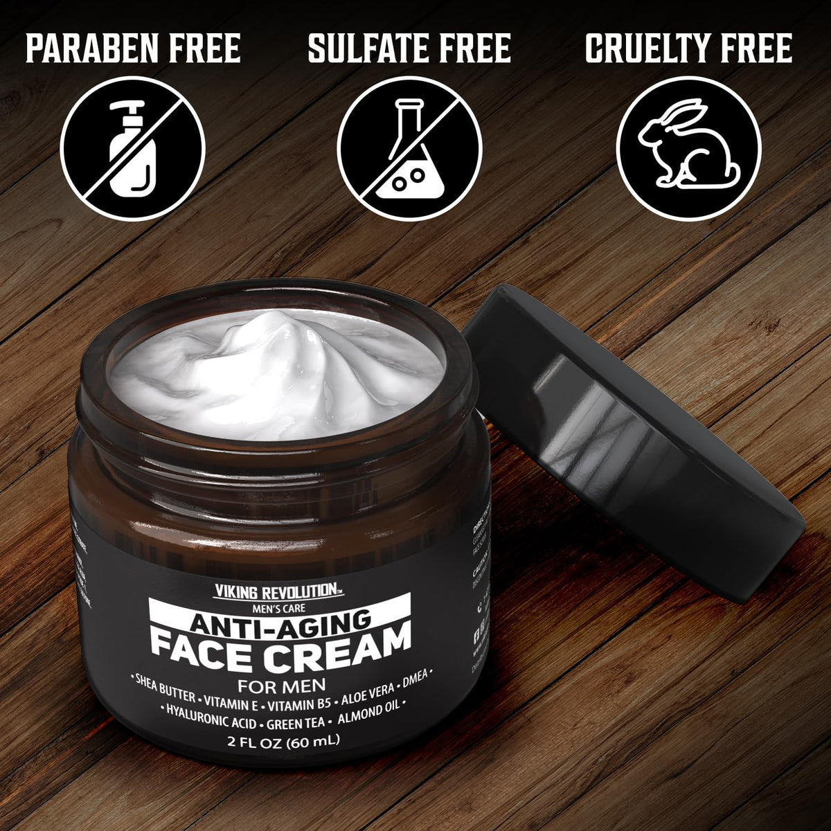 Viking Revolution with aloe leaves, highlights soothing and calming benefits