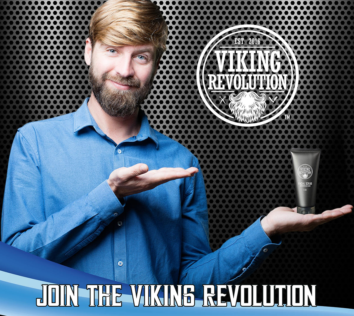Viking Revolution label close-up showing ingredients and usage guidance