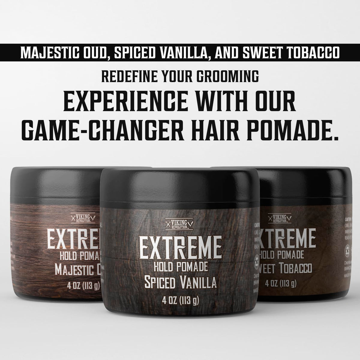 Viking Revolution jar on bathroom counter illustrating daily grooming routine