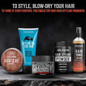 Viking Revolution bottle in bathroom setting conveying daily grooming routine benefit