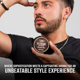 Viking Revolution open jar revealing creamy pomade texture for easy application