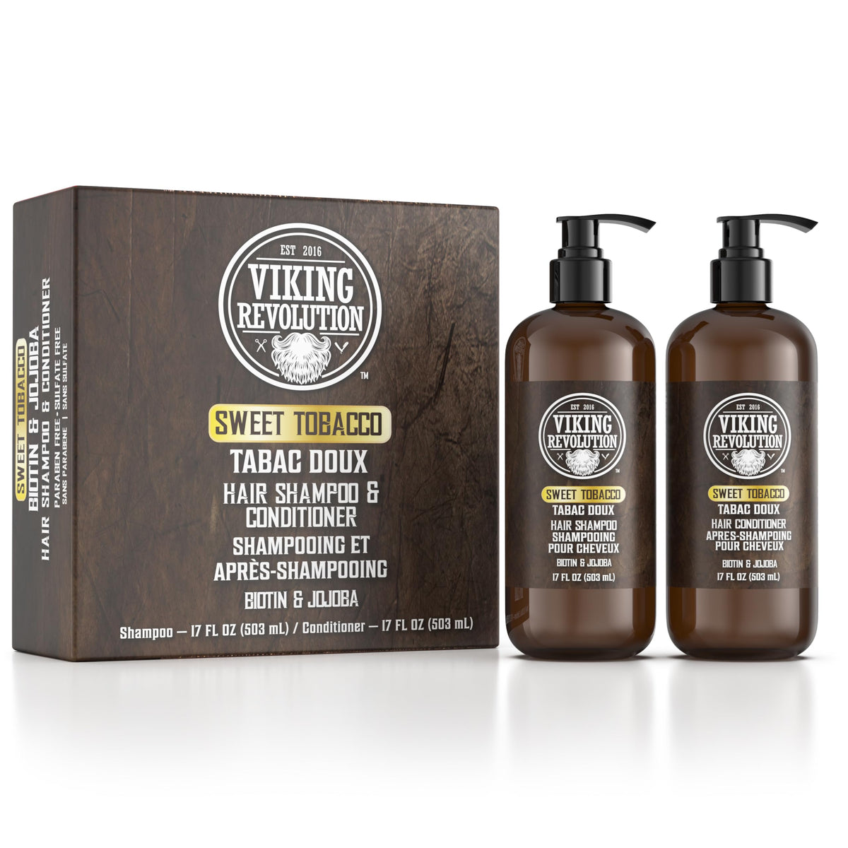 Viking Revolution man using set in shower for daily grooming convenience