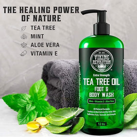 Viking Revolution man using in shower demonstrating post-workout freshness benefit