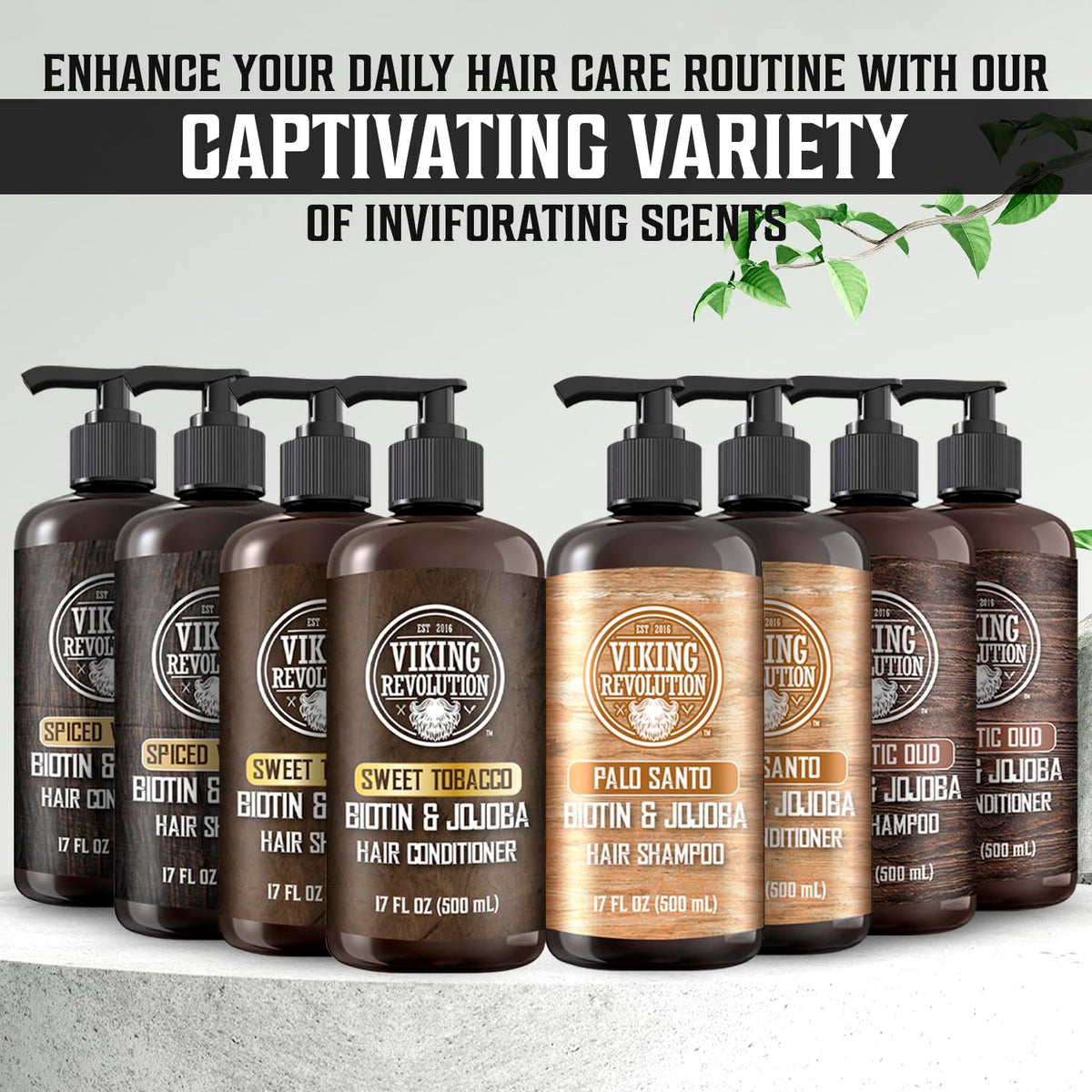 Viking Revolution palo santo elements representing warm woody fragrance benefit