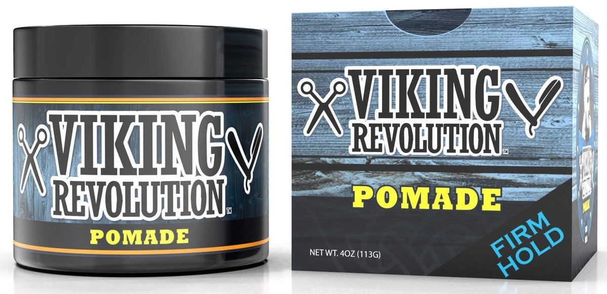 Viking Revolution side view of pompadour illustrating structured volume and hold
