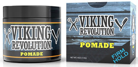 Viking Revolution side view of pompadour illustrating structured volume and hold