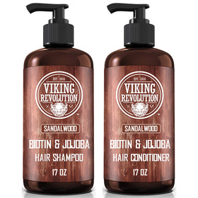 Viking Revolution front packaging showing set and sandalwood scent benefit