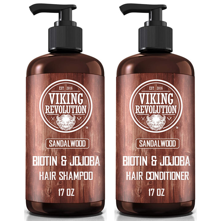 Viking Revolution front packaging showing set and sandalwood scent benefit