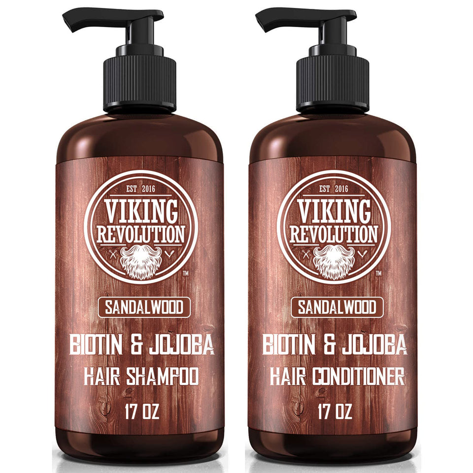 Viking Revolution front packaging showing set and sandalwood scent benefit