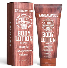Viking Revolution bottle in outdoor setting conveying fresh sandalwood confidence