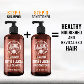 Viking Revolution shampoo in shower setting offering refreshed scalp comfort