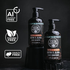 Viking Revolution 17 oz bottle in hand showing true size and long-lasting value