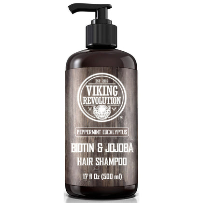 Viking Revolution front bottle showing eucalyptus peppermint label and benefits