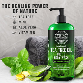 Viking Revolution in-shower use demonstrating effective cleansing benefit