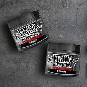 Viking Revolution twin tins beside a ruler for size and scale, ideal travel-friendly supply