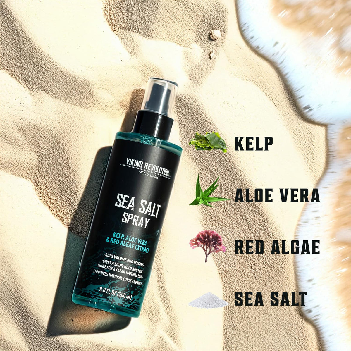 Viking Revolution nozzle close-up demonstrating even mist spray and ease of use