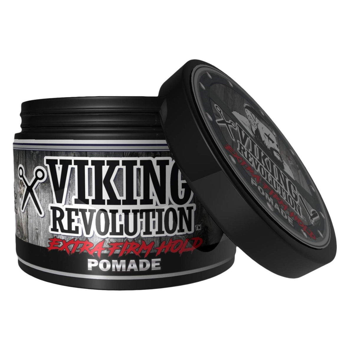 Viking Revolution styled man portrait showing salon-quality finished look