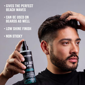 Viking Revolution styling powder jar open, demonstrating easy-pour texture benefit