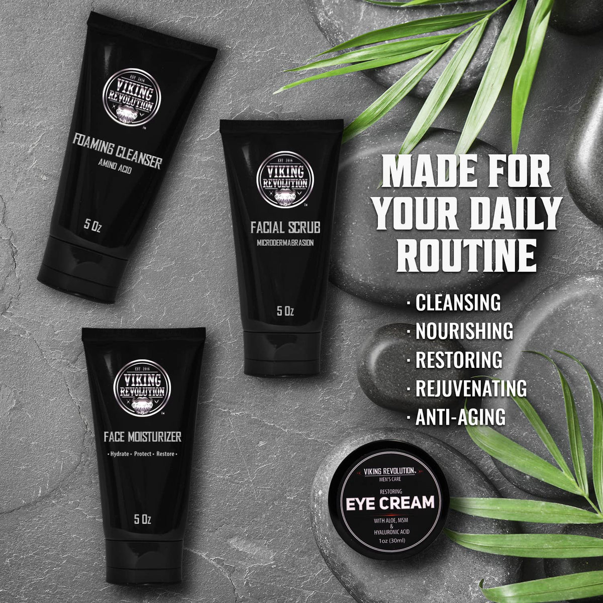 Viking Revolution kit in bathroom setting demonstrating everyday grooming convenience