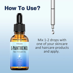 Viktairy D‑Panthenol on a bathroom counter with tools, shows professional DIY formulation benefit