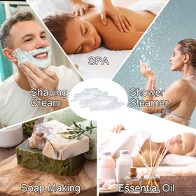 Viktairy menthol crystals added into soap mixture for invigorating mint scent