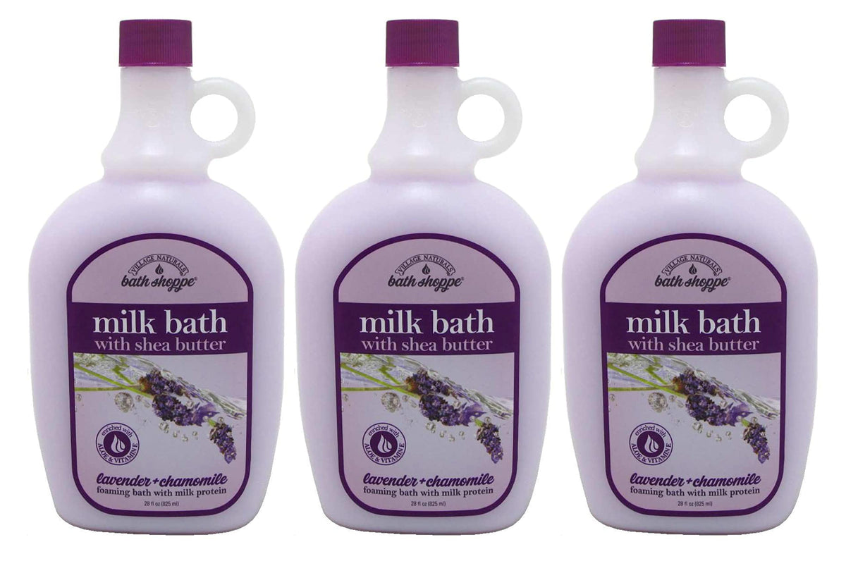Village Naturals Therapy bottle front showing label and lavender imagery, highlights gentle hydration