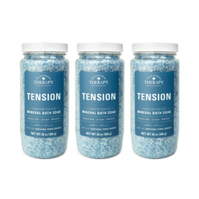 Village Naturals Therapy front packaging showing cedar citrus 20 oz jar and benefit of relaxing soak