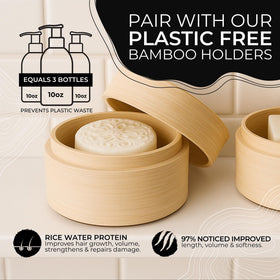 Viori bars held in hand to show compact travel size and convenience