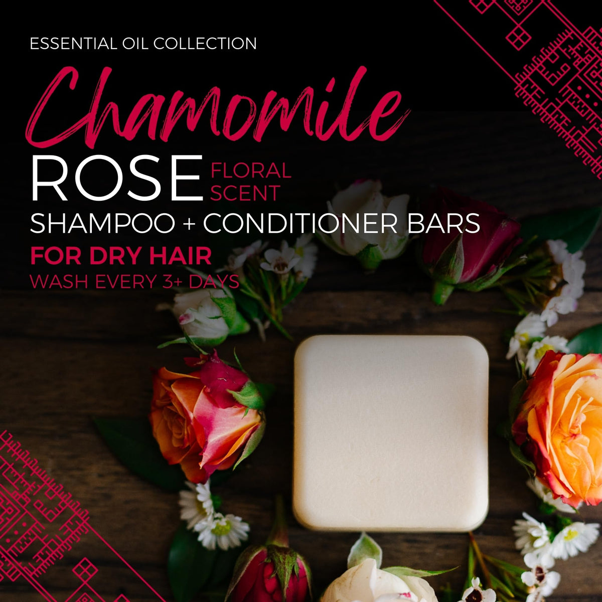 Viori chamomile rose close texture highlighting creamy conditioner slip