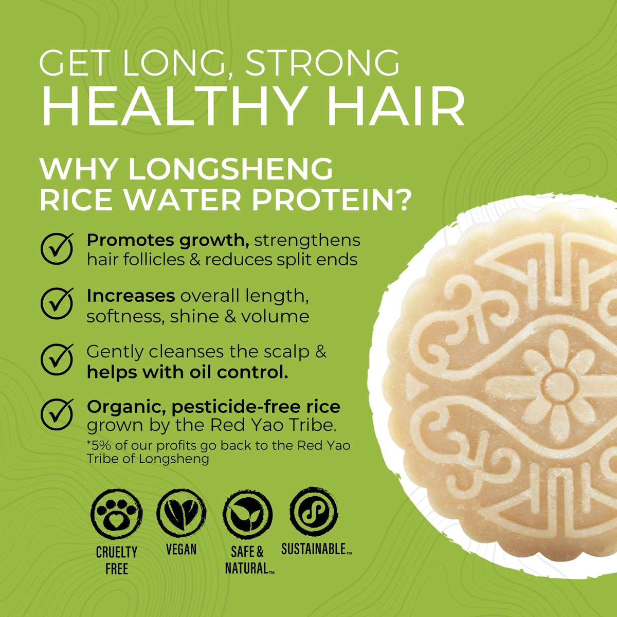 Viori close-up of bar texture highlighting rice-infused formula benefits