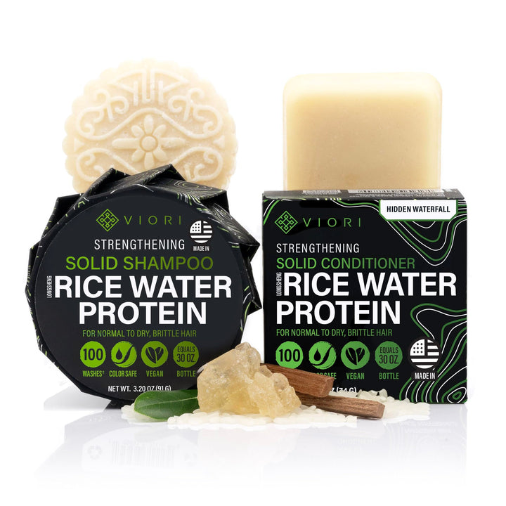 Viori front packaging showing the Hidden Waterfall set and eco benefits