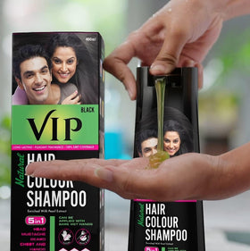 VIP back label close-up displaying usage instructions and features