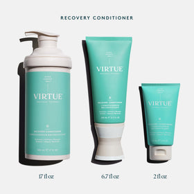 VIRTUE visual comparison of repaired ends for softer, less-frayed hair