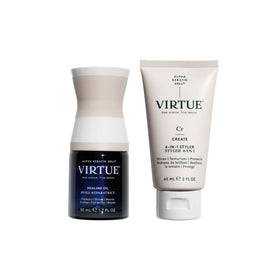 VIRTUE bundle front packaging showing both products and benefits