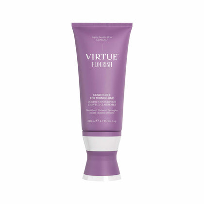 VIRTUE front packaging showing bottle and benefit of lightweight conditioning