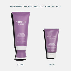 VIRTUE in-shower use showing smooth application and detangling effect